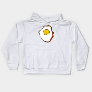 burnt egg Kids Hoodie